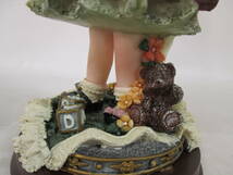 【1212n S7728】陶器人形 リカルドシェルマニ風 西洋人形 アンティークドール レトロ 女の子 置物_画像6