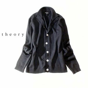 ☆☆ 美品 Theory セオリー ☆☆ メンズ 厚手 ウール ニット カーディガン 38号 M 秋 冬 23D11