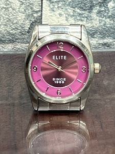 エリート ELITE EL320-CC クォーツ 腕時計 稼働品！