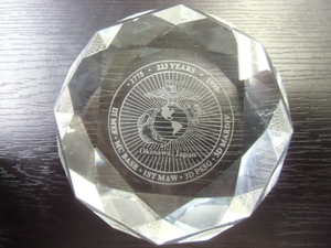  the US armed forces discharge goods souvenir crystal MARINE USMC sea .. military airsoft 