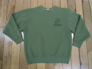 G-1 ミリタリー コンバット サバゲー アメカジ 米軍放出品 実物 USMC MARINE 海兵隊 トレーニングシャツ ウェア トレーナー スウェット M