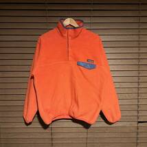 パタゴニア patagonia フリース スナップT シンチラスナップ プルオーバー 90s ヴィンテージ ボア パイル レトロ USA M_画像1