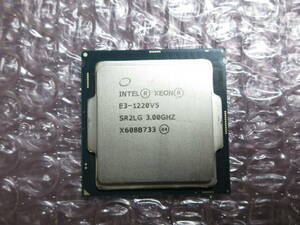 Intel / インテル / Xeon E3-1220v5 3.00GHz / SR2LG / BIOS認識 / No.S531