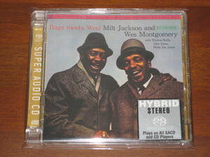 MILT JACKSON & WES MONTGOMERY ミルト・ジャクソン & ウェス・モンゴメリー/ BAGS MEETS WES! 2004年発売 Riverside社 Hybrid SACD 輸入盤