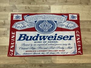 バドワイザー Budweiser 特大フラッグ バナー 約150×90cm タペストリー 旗 ガレージ装飾 アメリカン 店内装飾 ビール コロナ インテリア 