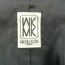 Z ×【商品ランク:B】ミッションクラン MICHEL KLEIN 上質 ウール 上下 セットアップ スーツ ジャケット / タイトスカート 婦人服 黒系_画像9