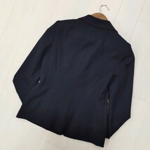 I # 【商品ランク:B】レリアン Leilian 上質 ウール 長袖 ラメ テーラードジャケット size9 レディース アウター 婦人服 ブラック系_画像3