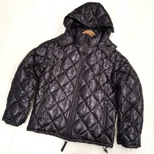 5△ 【商品ランクB】デュベティカ DUVETICA ジップアップ 長袖 キルティング ダウン ジャケット size44 メンズ アウター 紳士服 ブラウン系