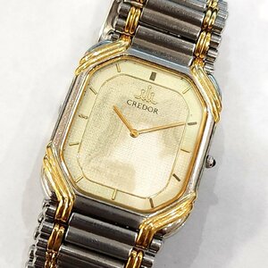 1円スタート SEIKO セイコー CREDOR クレドール 2F70-5480 SS×18KT クォーツ 腕時計 アンティーク