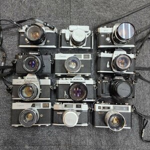 1円スタート Canon キャノン FTb FT AV-1 PENTAX SPOTMATIC 他 フィルムカメラ 大量まとめセット ペンタックス コニカ マミヤ