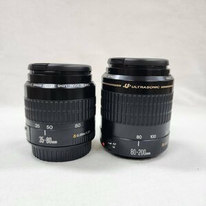 Canon キャノン ZOOM LENS EF 80-200mm F4.5-5.6 35-80mm F4-5.6II 2点セット ズームレンズ カメラ