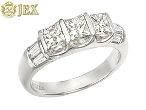 Diamond Pt900 Diamond Ring № 48110