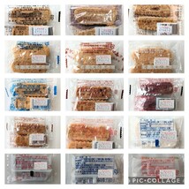 沖縄銘菓【ちんすこう 20袋(1袋2個入)=計40個入】訳あり 　焼き菓子 お菓子 詰め合わせ 黒糖 紅いも 塩 その他 ながはま 南国 名嘉真製菓_画像2