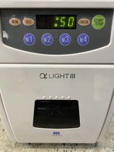 ■SSS1227-5 モリタ α-LIGHT III / アルファライトIII LCR10 光重合器 歯科技工 通電のみ確認_画像7