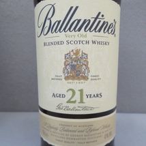 RKO312★Ballantines バランタイン 21年ベリーオールド スコッチウイスキー　700ml 古酒 12/4★A_画像2