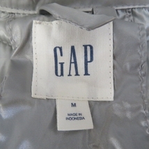 S441★GAP ギャップ PRIMALOFT 軽量ダウンジャケット Ｍ　シルバー★A_画像3