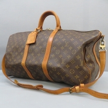 G551★LOUIS VUITTON ルイヴィトン モノグラム キーポル55 バンドリエールMI881★A_画像1