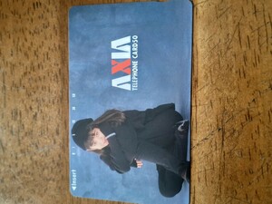  редкость телефонная карточка Saito Yuki AXIA 50 частотность не использовался прекрасный товар 