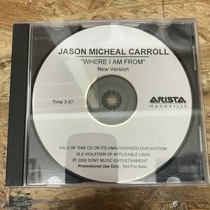 ◎ ROCK,POPS JASON MICHEAL CARROLL - WHERE I AM FROM シングル CD 中古品