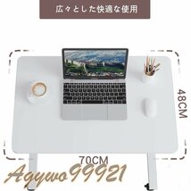 ガス圧昇降式 高さ73-113cm 便利 作業テーブル テレワーク ZCL616_画像6