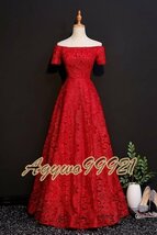 新品　　カラードレス　 　ロングドレス　　優雅　　編み上げタイプ　　オーダーメイド可能　パーティ　 ステージ　 Evening dress YLH158_画像5