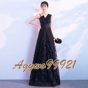 新品 カラードレス　ロングドレス　結婚式　二次会　お色直し　パーティ　ステージ　 Evening dress DJ449