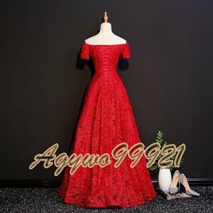 新品　　カラードレス　 　ロングドレス　　優雅　　編み上げタイプ　　オーダーメイド可能　パーティ　 ステージ　 Evening dress YLH158