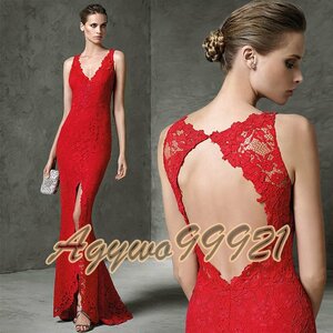  new goods color dress long dress red color sexy two next . color correcting party stage Mai pcs Evening dress YLH154