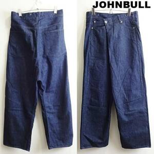  prompt decision * carriage less * Johnbull LAP jeans Thai pants W76cm AP458 high waist Right on s. Indigo made in Japan JOHNBULL G765