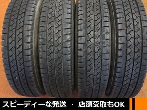 ★☆ 165R14 LT 6PR 9分山 スタッドレス 4本 ★☆ BS BLIZZAK VL1 ブリザック バン用 ★迅速発送 送料安い！店頭受け取り対応 長野県