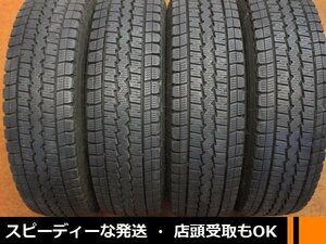 ★☆ 165R13 LT 8PR 希少サイズ スタッドレス 良品 4本 2021年製 ★☆ DUNLOP WINTERMAXX SV01 8P.R. タウンエース ★迅速発送 送料安い