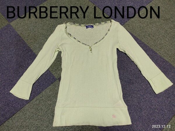 BURBERRY LONDON/バーバリー☆七分袖 カットソー