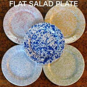  черный u Canyon Home CROW CANYON HOME эмаль сигнал low посуда [ Flat салат plate 5 -цветный набор ] кухня уличный BBQ кемпинг 