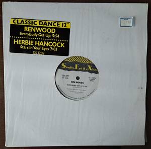 【12inch Single レコード洋楽】RENWOOD - Everybody Get Up - HERBIE HANCOCK - Stars In Your Eyes