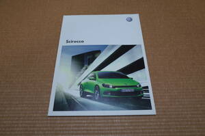 【貴重 希少】Vw Scirocco シロッコ 本カタログ 2009.5版 新品同様