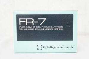 fidelity-research FR フィデリティリサーチ FR-7 シェル一体型 MCカートリッジ 針有り 元箱付 0612156011