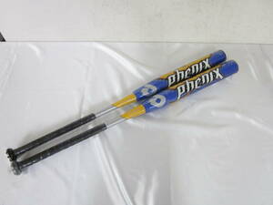 ⑩ 未使用 DeMARINI ディマリニ phenix フェニックス WTDXJSPPR ソフトボール3号用 2本セット 在庫品 デッドストック 0612231411