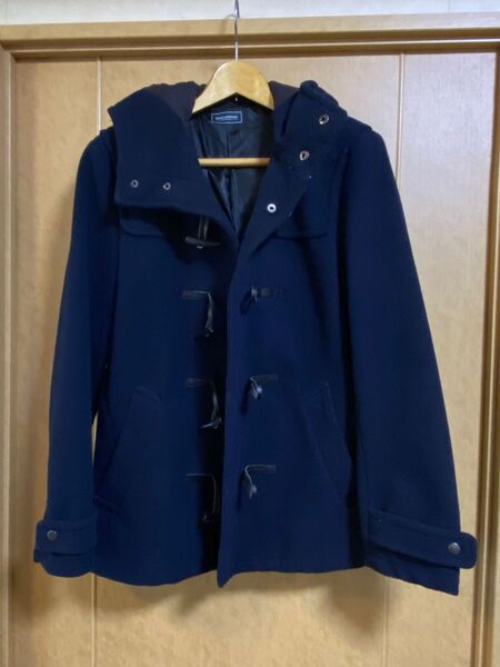 ダッフルコート ウール ネイビー ナノユニバース Mサイズ