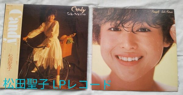 松田聖子 LPレコード Candy Pineapple 2枚セット売り