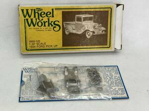 ☆ 未使用 Wheel Works 1/87 キットフォード　1934 FORD ＰＩＣＫ　ＵＰ　ＷＷ１０１　ホワイトメタル製　長期保管品