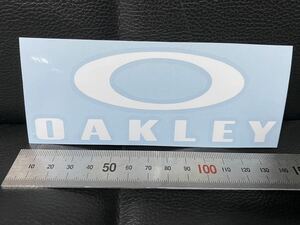 オークリー　OAKLEY カッティング ステッカー　白