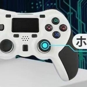 PS4コントロ-ラ- ワイャレス 6軸ジャイロセンサ-夕-ボHD振動長時間使用連射機能が設定可能 ホワイト