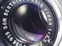 SOM BERTHIOT PARIS CINOR 50mm F3.5 ソン ベルチオ シノール フランス製 Leica ライカ Lマウント L39 スクリューマウント 改造レンズ_画像7