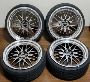 BBS LM 20 インチ　9.5J+30　４本　LM254　美品　アルファード　ヴェルファイア　セルシオ　　クラウン RS SUPER