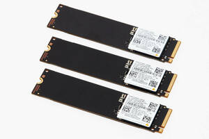 SAMSUNG SSD（M.2 PCIe NVMe）256GB 3枚セット