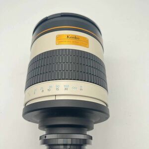 曽我部 11月 No.132 Kenko ケンコー MIRROR LENS800mm 1:8.0DX PROTECTER professional 105mm レンズ カメラレンズ ブラック系 