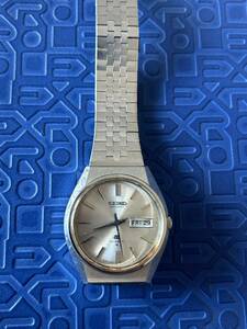 R7 56 GS SEIKO グランドセイコー ホワイト文字盤 5646-8000 GSメダリオン デイデイト 程度良品 Vintage Seiko 稼働品　文字盤サビあり