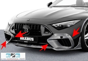 BRABUS ブラバス 新型 SLクラス R232 フロント バンパー ダクト カーボン メルセデスベンツ Mercedes Benz AMG SL43 SL63