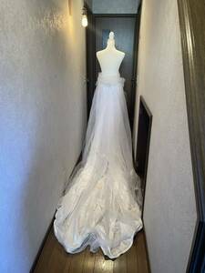  wedding dress long dress train wedding white wedding fea