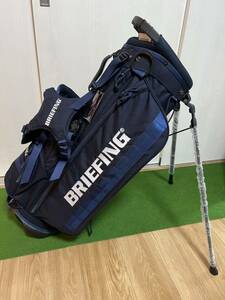 【即決は五千円クーポン使用でお得に購入！/新品未使用/送料込み】CR-4 #2 ネイビー BRIEFING GOLF ブリーフィングゴルフ キャディバッグ